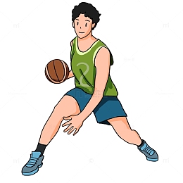 篮球比赛热血青春学生锻炼