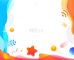 电商几何装饰漂浮元素
