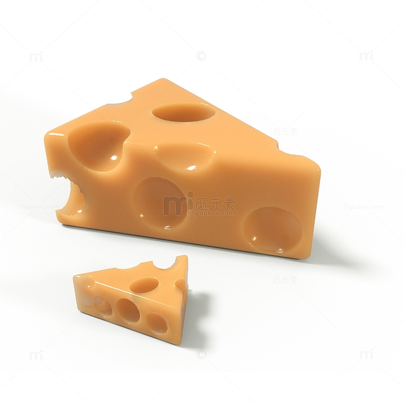 奶酪PNG素材电商素材