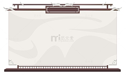 双十二电商中国风古风国潮框素材