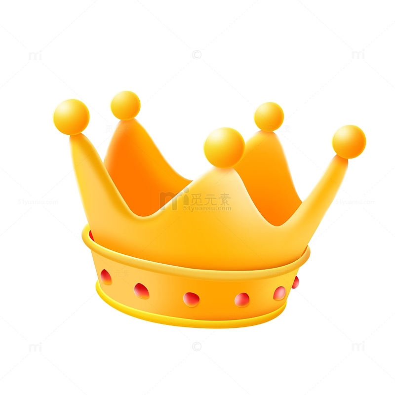 金色电商促销设计元素皇冠王冠