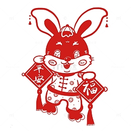 春节窗花剪纸元素