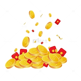 电商金币红包漂浮元素