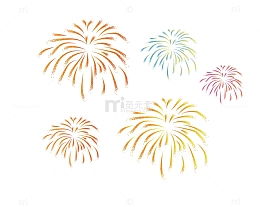 春节烟花元素