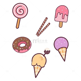 简单小甜点手账装饰