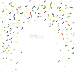 彩色手绘世界杯漂浮元素