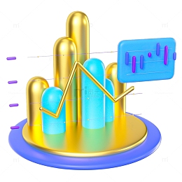 黄色金属数据流量分析年会图标