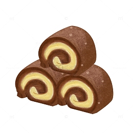 瑞士卷夹心蛋糕,巧克力卷巧克力蛋糕