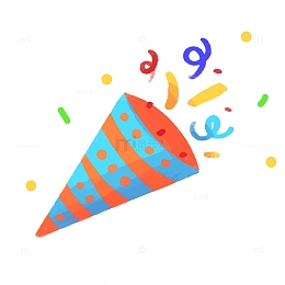 彩色礼花庆祝生日大促世界杯喝彩