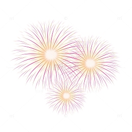 烟花庆祝新年鞭炮绽放唯美春节烟花放烟花