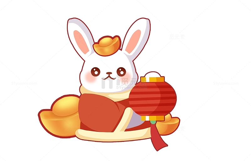 兔子兔年2023新年春节元旦