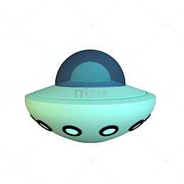 C4D模型UFO