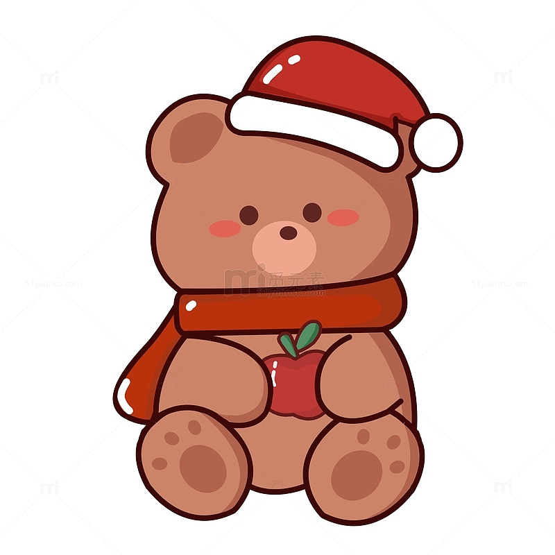 公仔圣诞圣诞节玩偶小熊