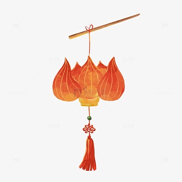 元宵花灯元素图