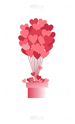 七夕情人节爱心花束