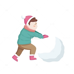 大寒滚雪球元素