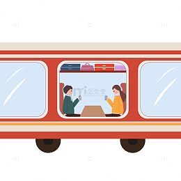 春运过年回家火车高铁车厢春运人物