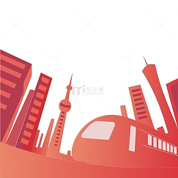回家过年春运高铁渐变矢量素材
