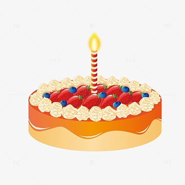 周年庆生日蛋糕素材_周年庆生日蛋糕图片元素-觅元素