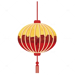 灯笼设计元素回家