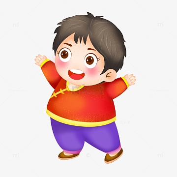 男孩卡通图片_男孩卡通素材_觅元素