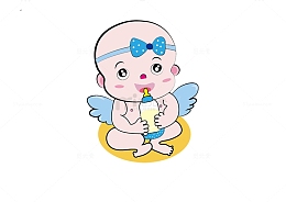 拿奶瓶的小BABY