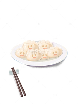 可可爱爱的饺子