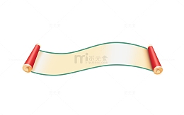 国风国潮卷轴开门红喜庆新年边框