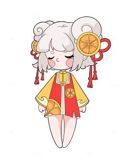 水果拟人之橙子