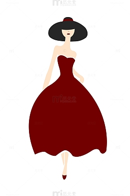 38节女王大气女生剪影