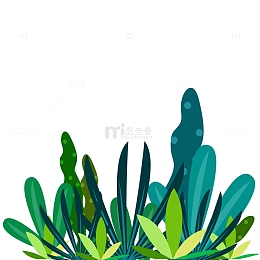 春天精品植物绿色元素