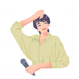 38妇女节女神女明星美女偶像青春活力手绘