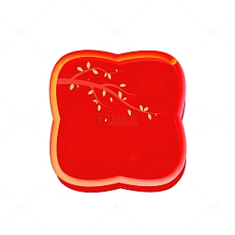 红色国潮标题框边框