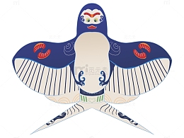 国潮风格燕子风筝