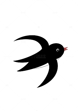 春天小燕子元素鸟