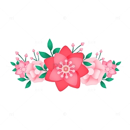 妇女节花朵皇冠女神王冠