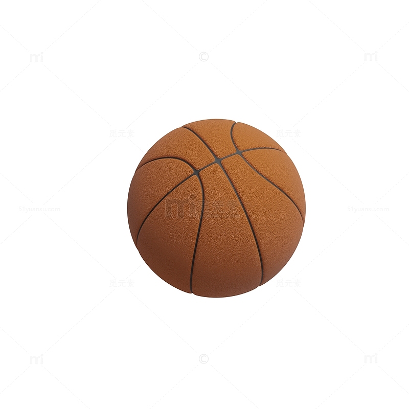篮球NBA体育CBA运动3D立体仿真元素