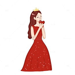 妇女节女王节女神节皇冠手绘人物女性购物