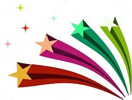 节日大促狂欢促销星形装饰