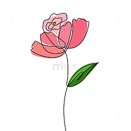 38妇女节花朵元素