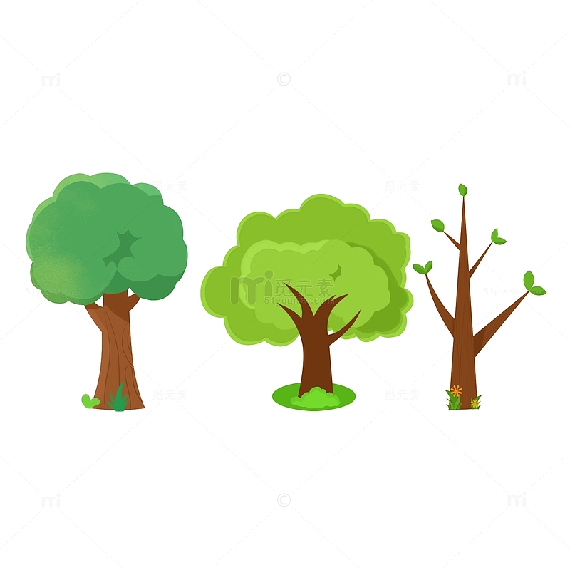 植树节树木绿化环境素材