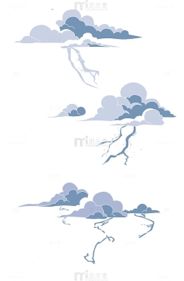 惊蛰春雷雨云闪电自然现象