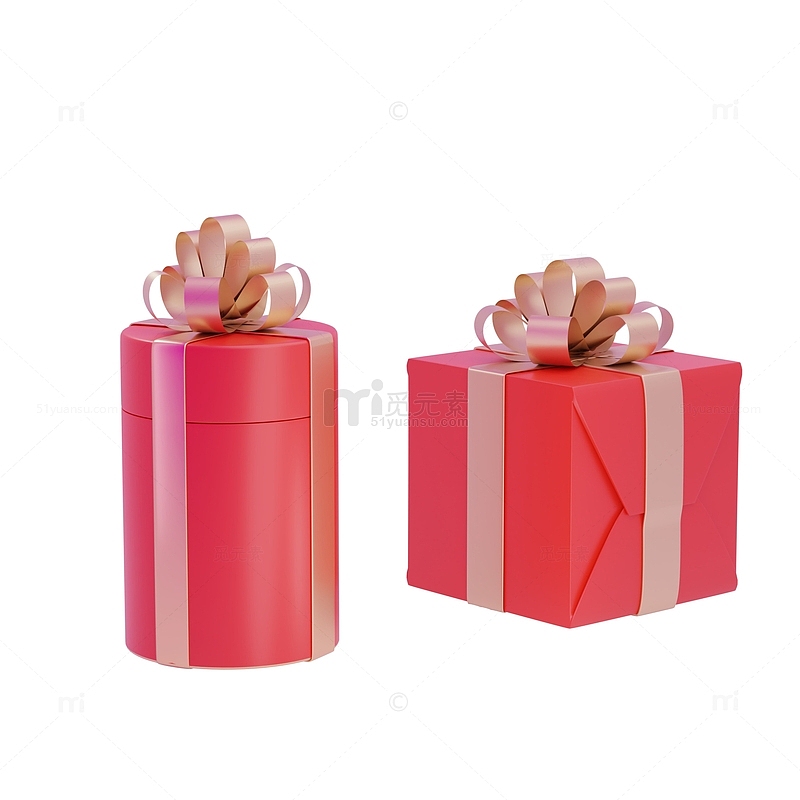 3D立体礼盒礼品产品包装生日礼物电商促销