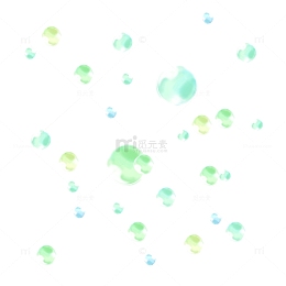 促销气泡水泡装饰元素