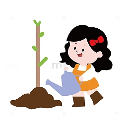 植树节劳动素材图