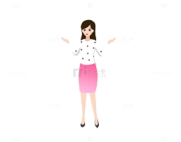 商务 人 穿裙子的女士