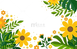 春天春分花朵花束花丛春天装饰花草