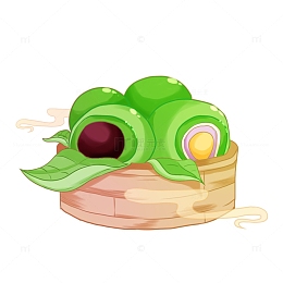 清明节青团豆沙青团芋泥麻薯蛋黄青团