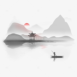 水墨元素图片_水墨元素背景图片_觅元素
