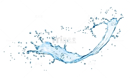 水花水滴浪花液体流动水效果